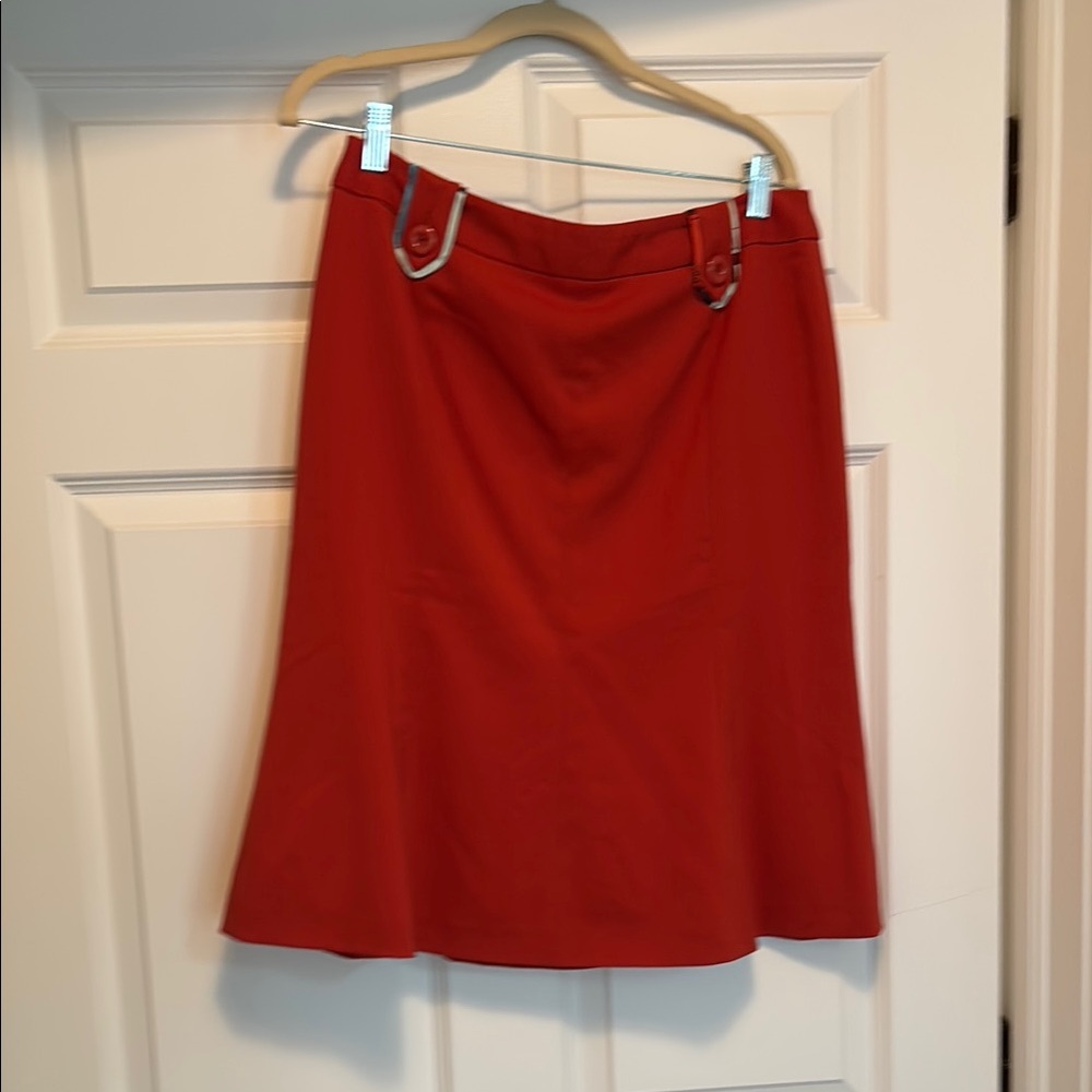 Missoni Red A-Line Mini Skirt Size 10